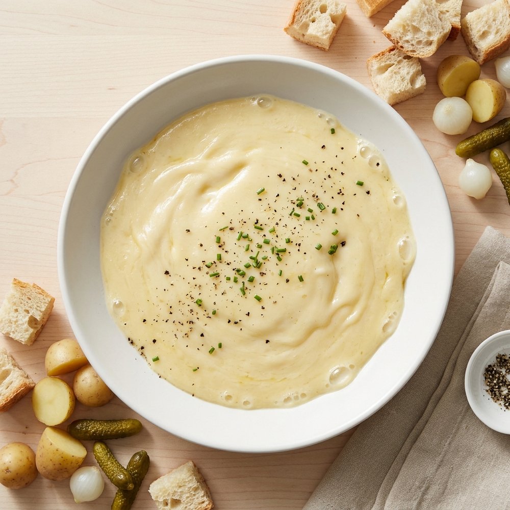 Traditional Swiss Cheese Fondue