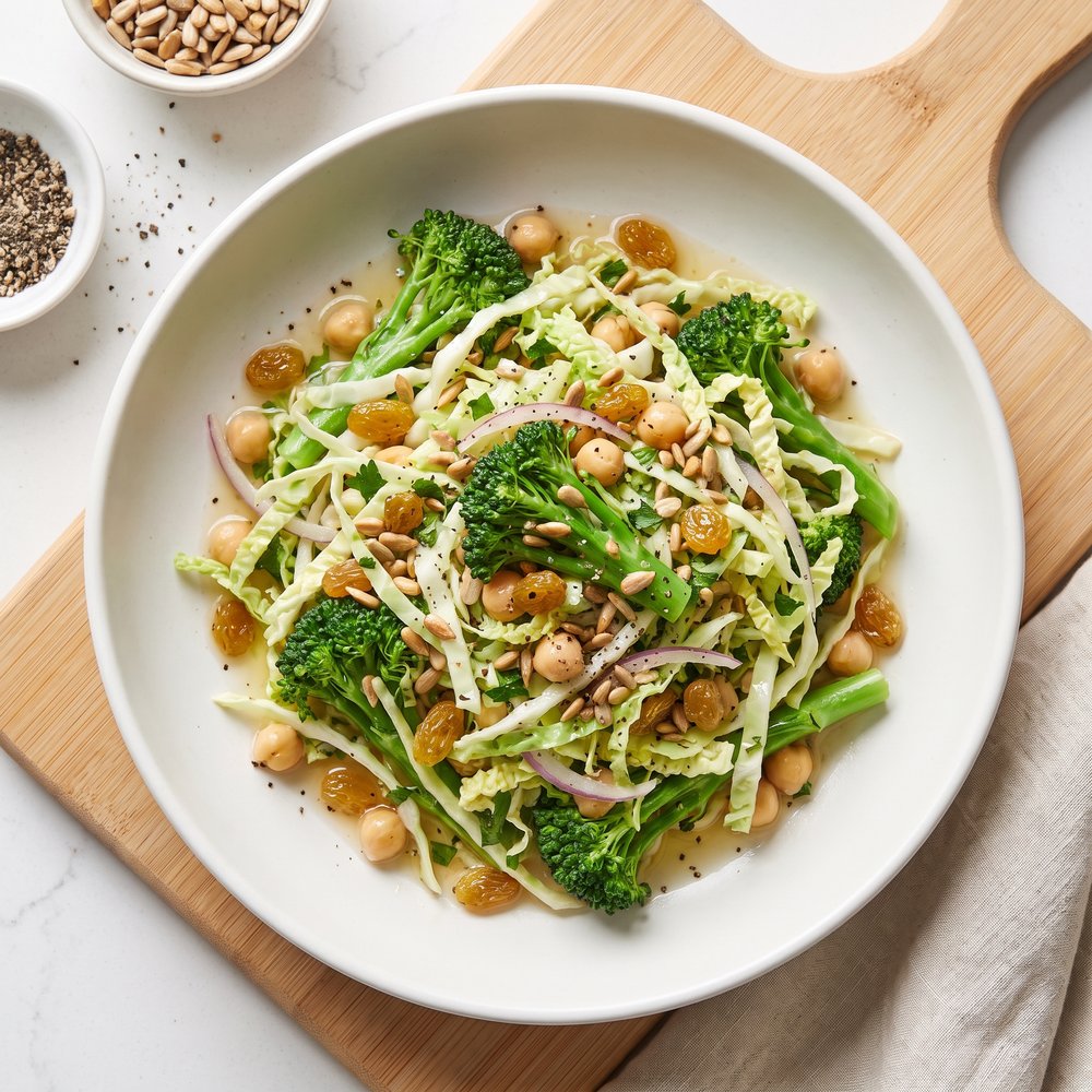 Trees, Seeds, and Beans Broccoli Slaw Salad
