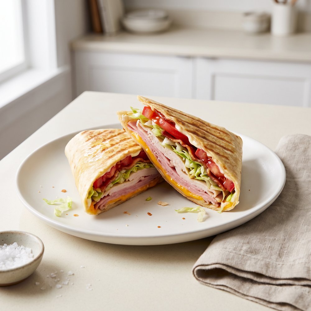 Trendy Club Sandwich Tortilla Fold Wrap