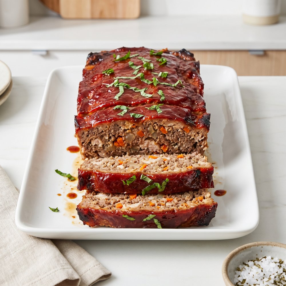 Triple-Meat Homestyle Meatloaf