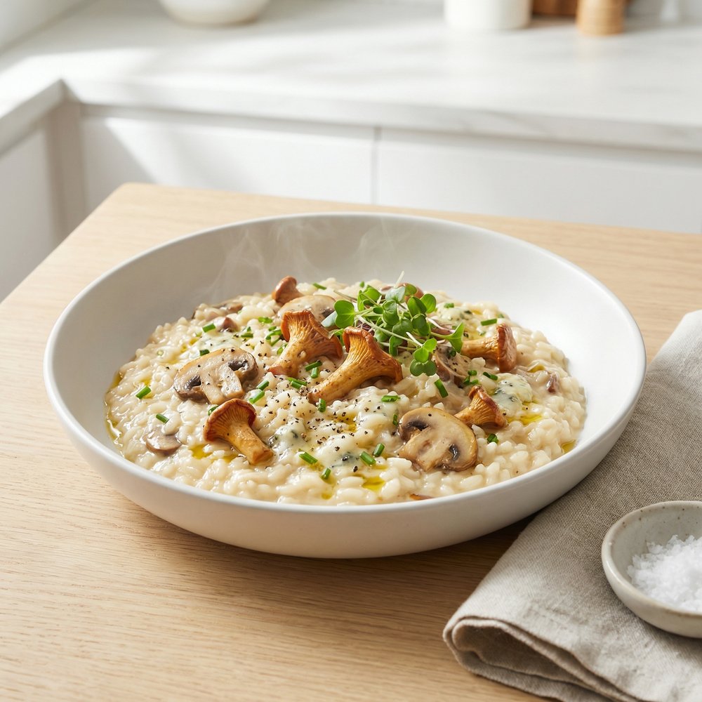 Creamy Wild Mushroom Risotto