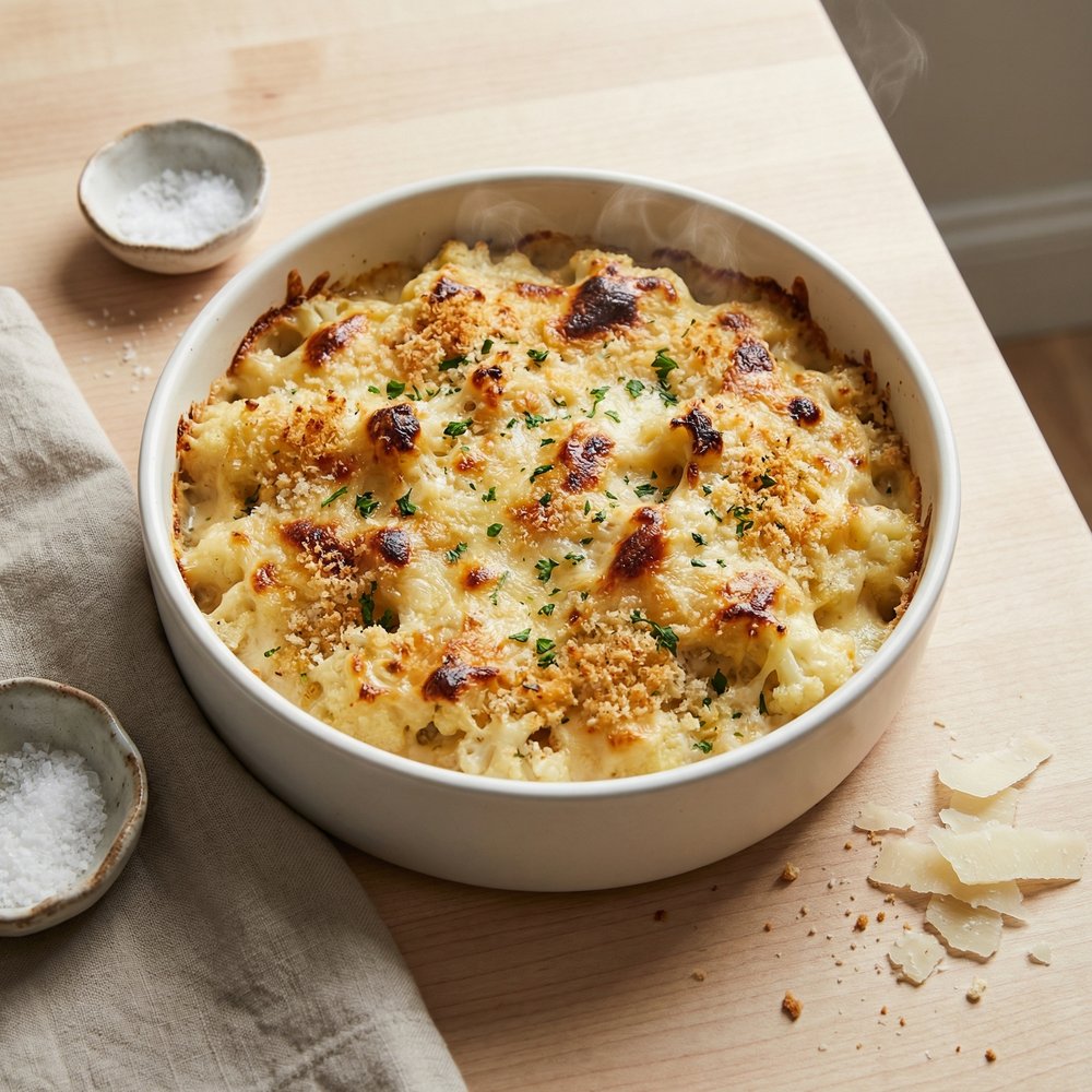 Cauliflower Gratin with Truffled Pecorino