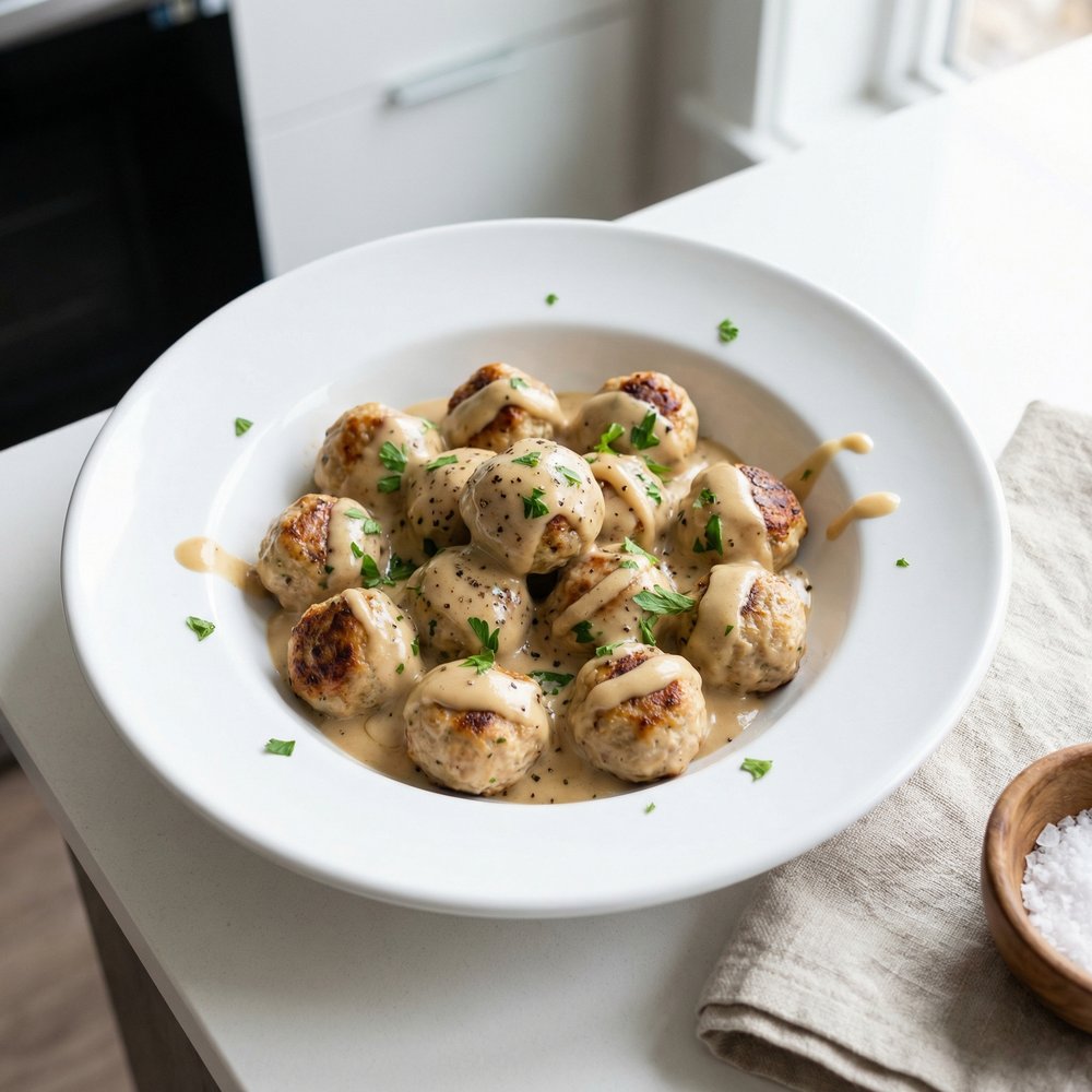 Swedish-Style Turkey Meatballs