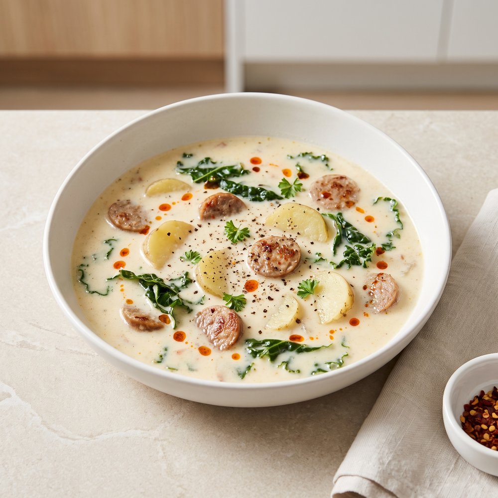 Tuscan-Style Sausage and Kale Soup