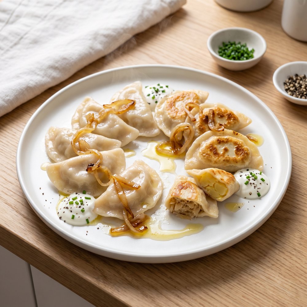 Ukrainian Olha's Varenyky (Perogies)