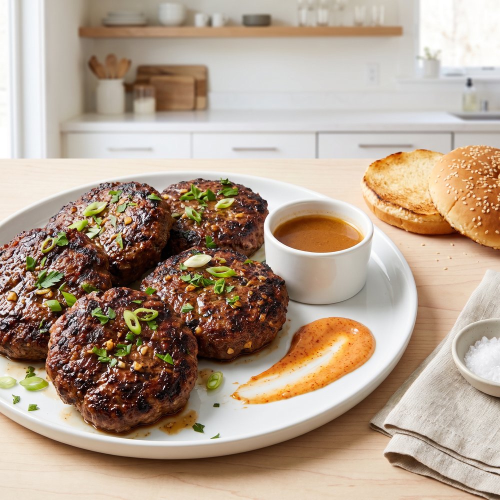Ultimate Juicy Beef Burgers