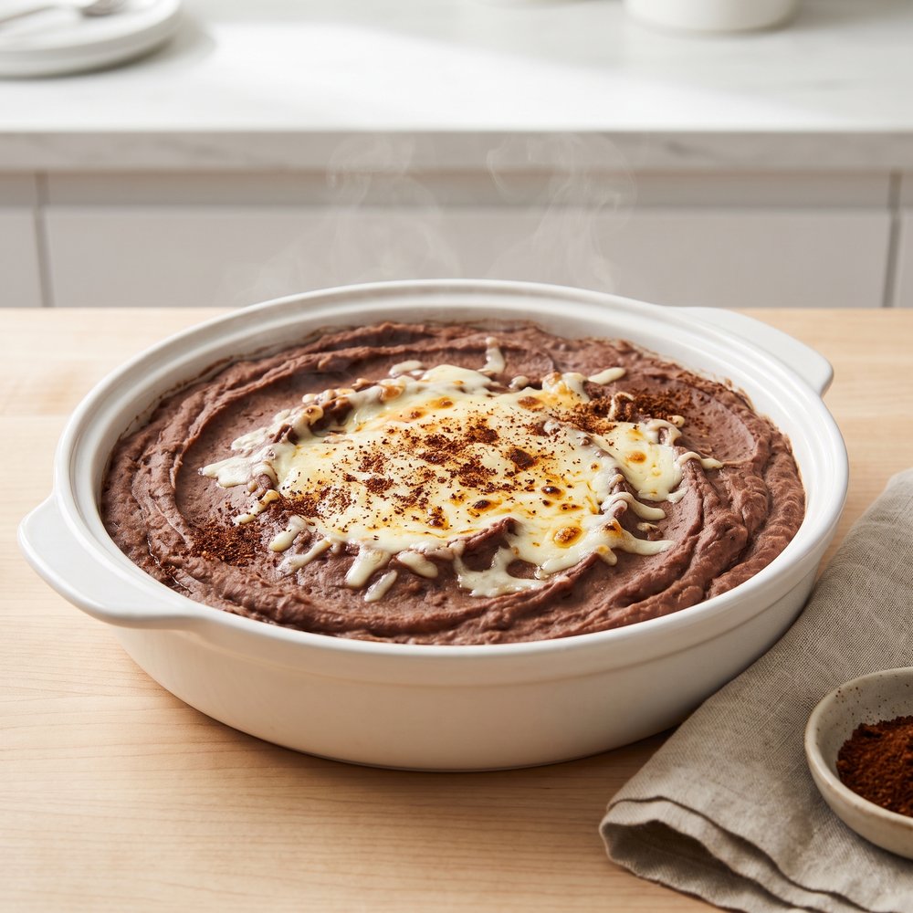 Ultimate Refried Beans with Cheese
