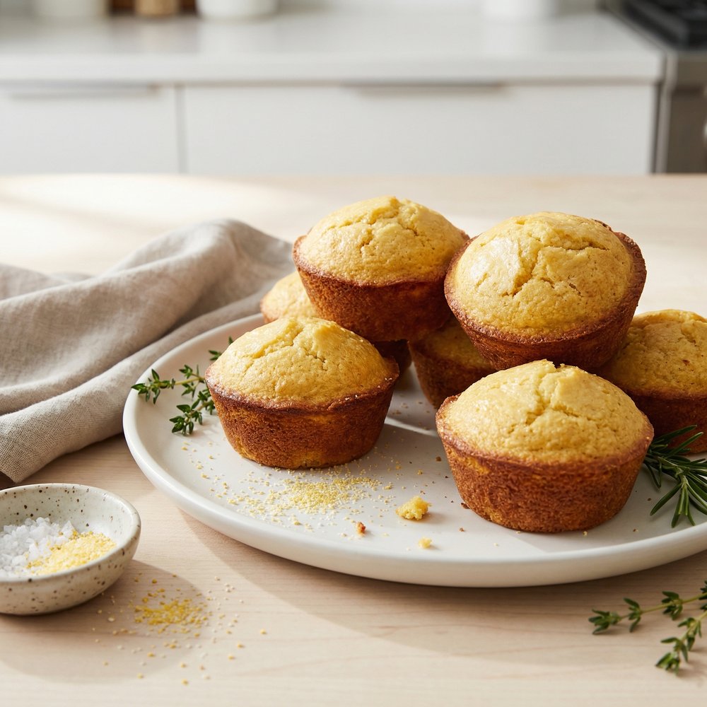 Yeast-Free Cornbread Muffins
