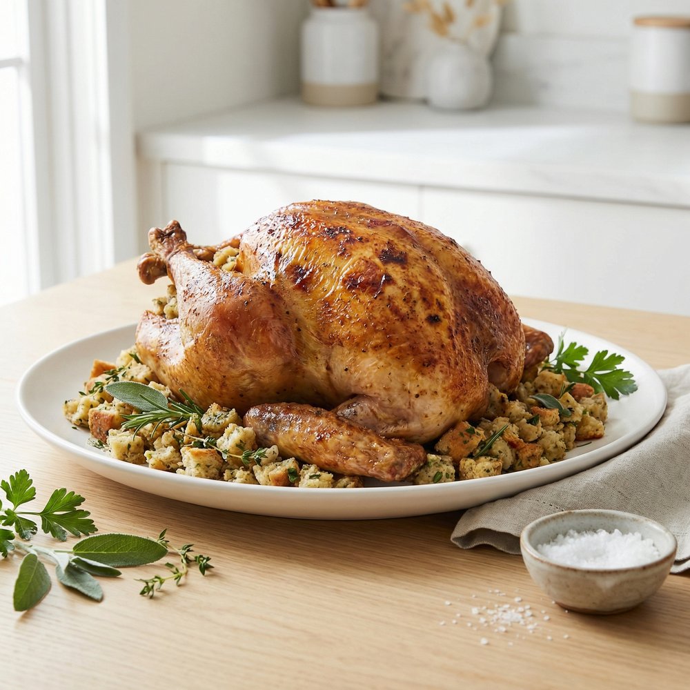 Quick Roast Turkey, Breast-Down