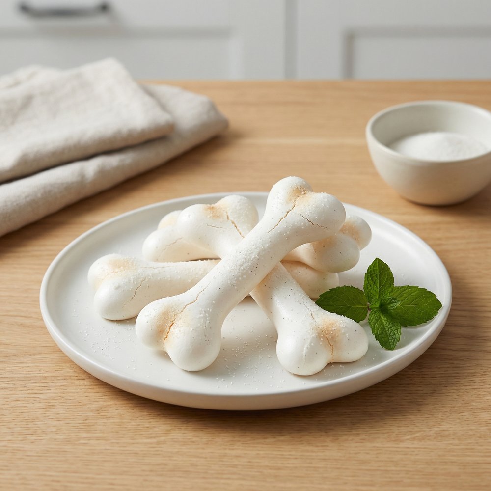 Vanilla Meringue Bone Cookies