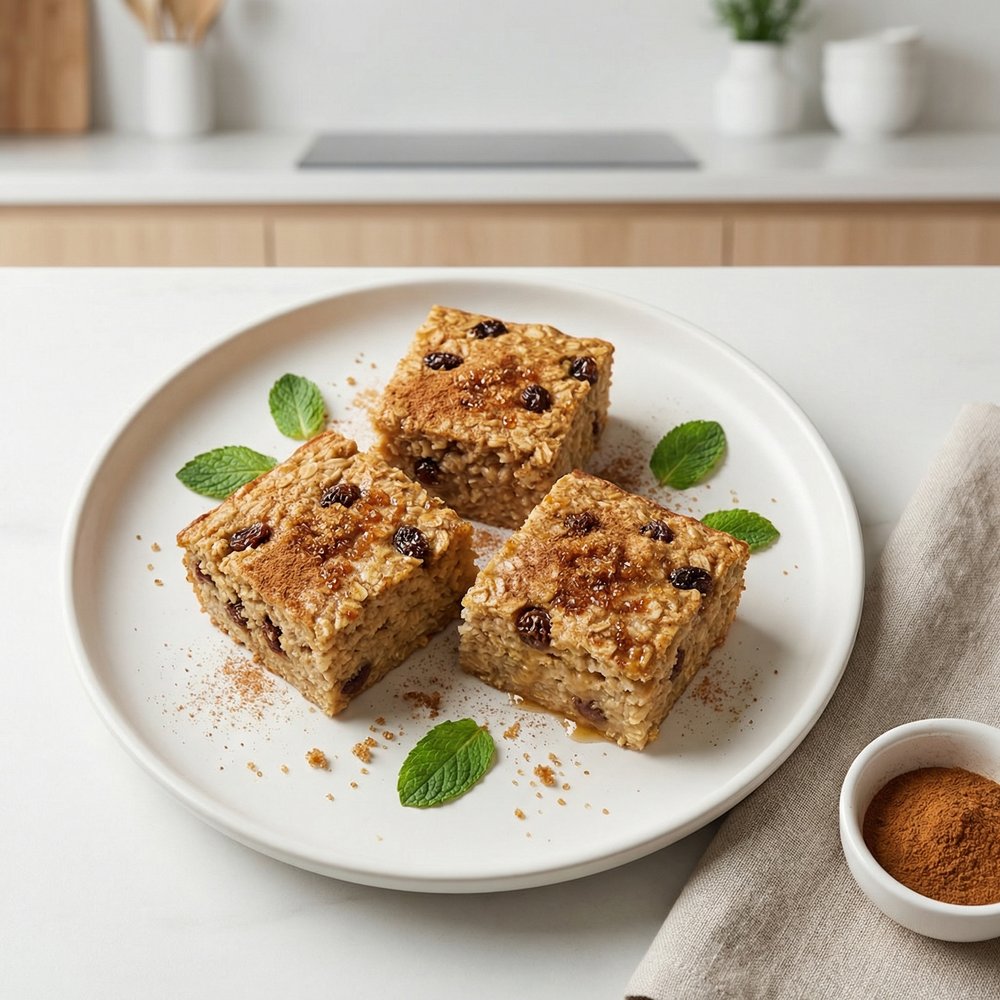 Dairy- and Egg-Free Baked Oatmeal Squares