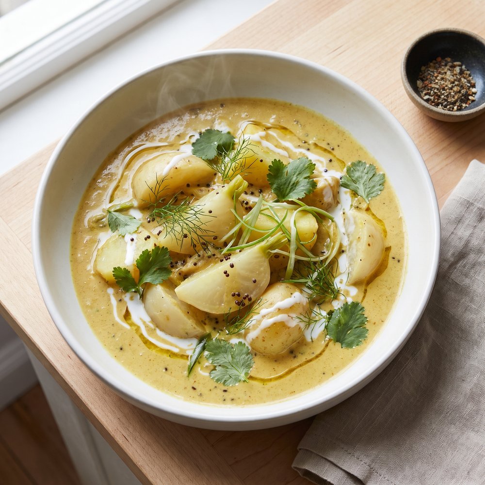 Vegan Japanese Turnip Curry