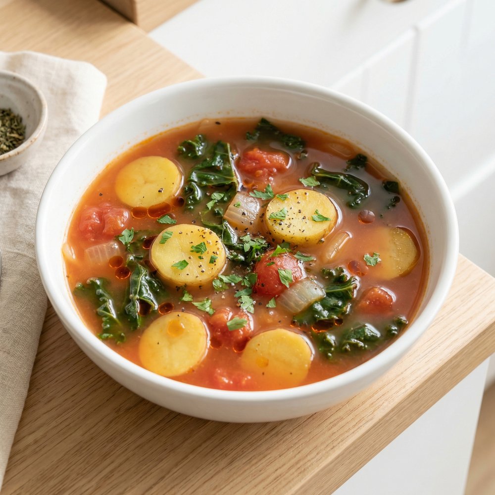 Plant-Based Portuguese Kale Soup