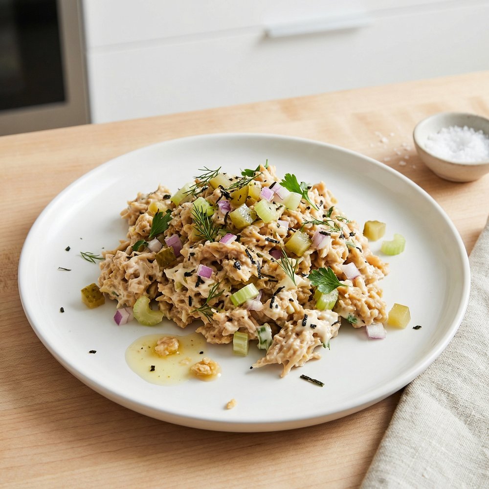 Tempeh “Tuna” Style Salad