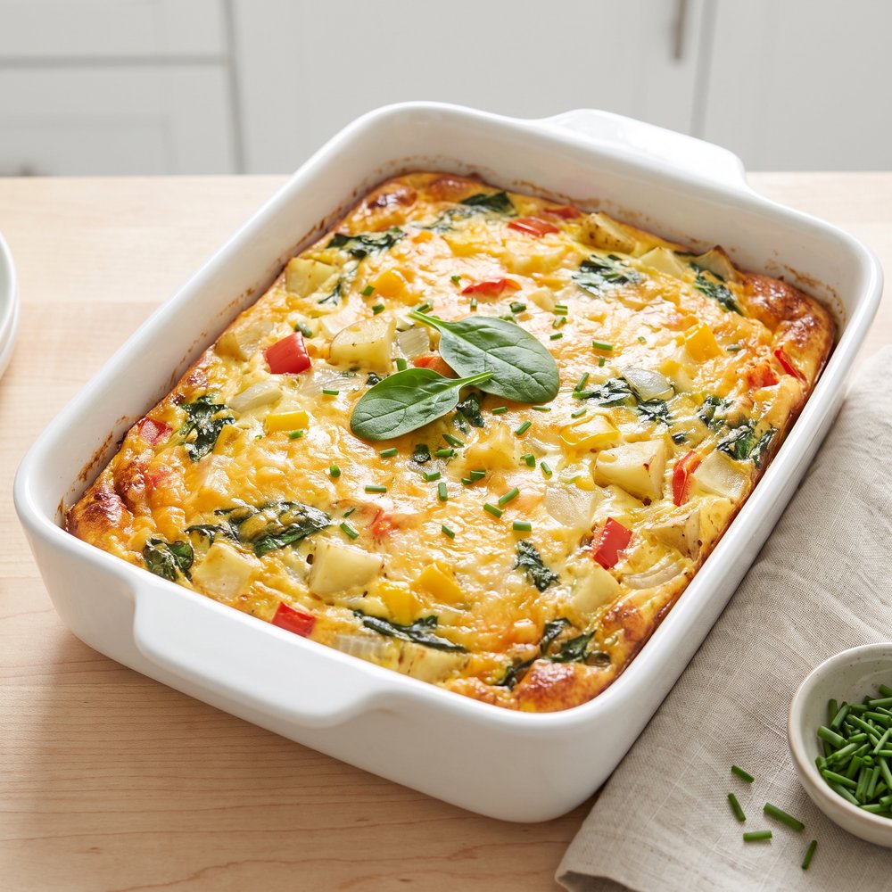 Vegetable-Packed Breakfast Egg Casserole