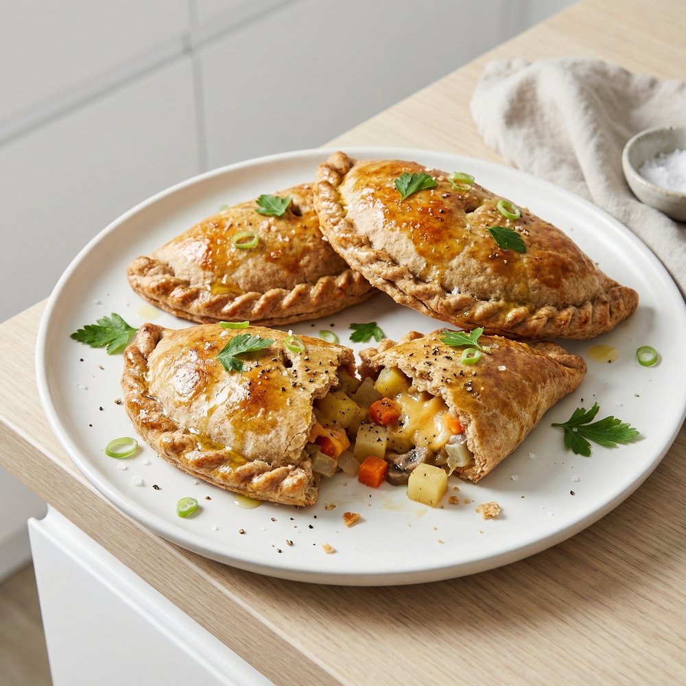 Hearty Veggie Cornish Pasties