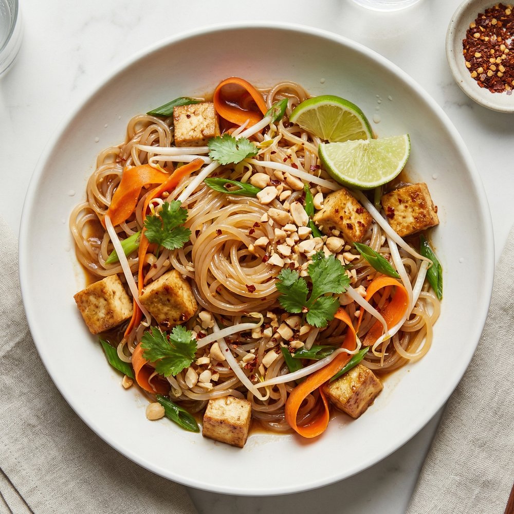 Shirataki Meatless Meat Pad Thai
