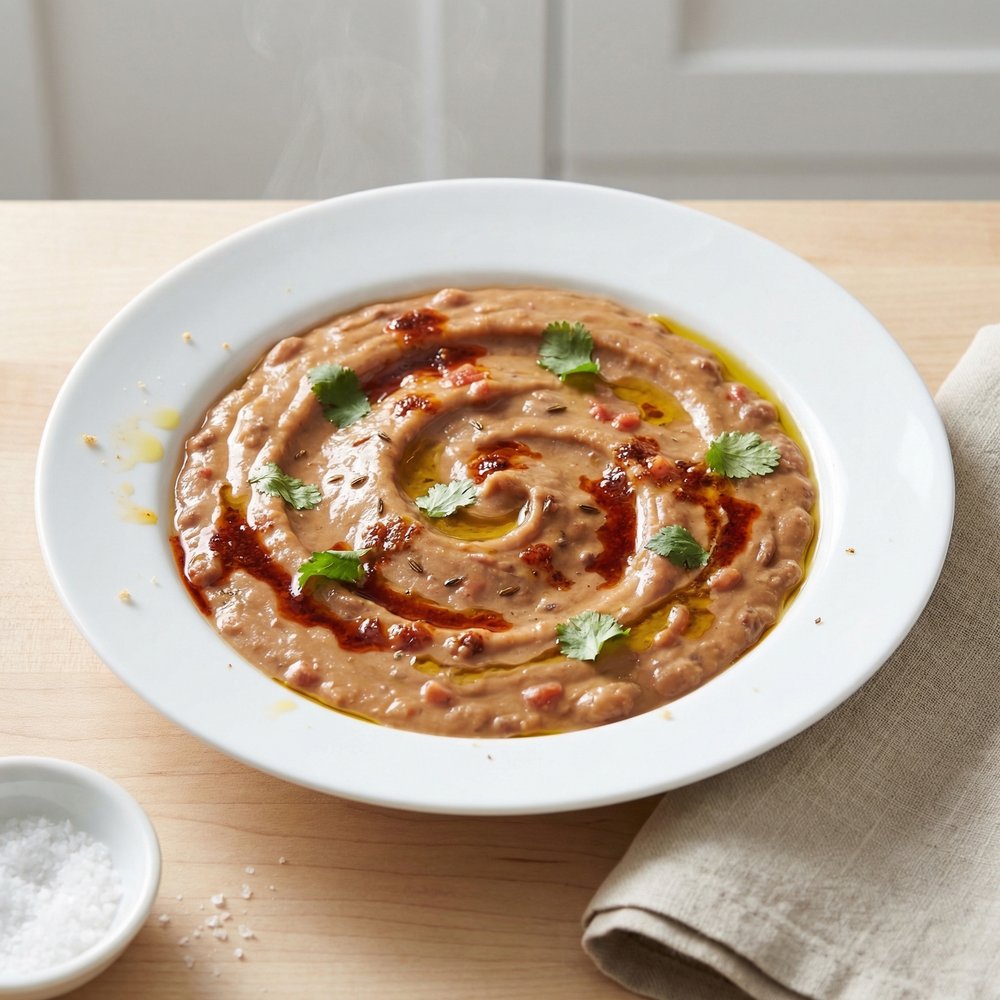 Meatless Refried Pinto Beans