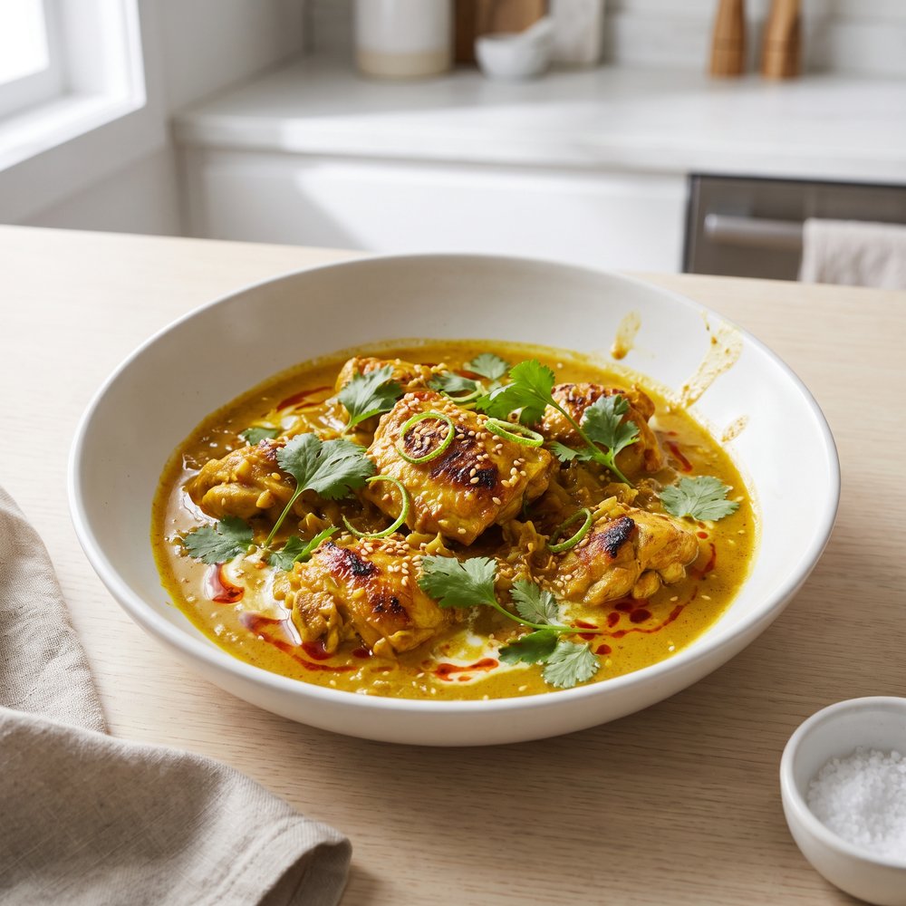 Vietnamese Chicken Curry with Lemongrass
