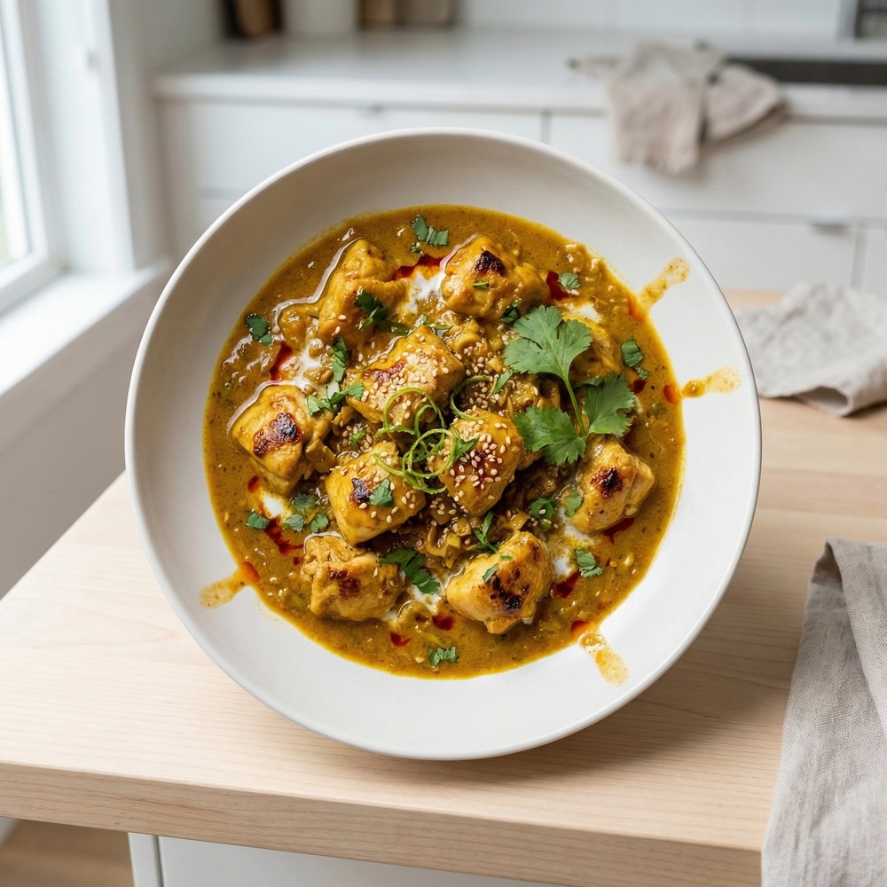 Vietnamese Chicken Curry with Lemongrass