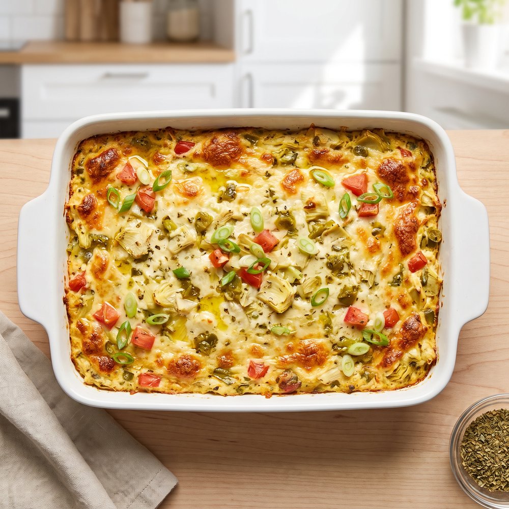 Warm Artichoke and Green Chile Dip