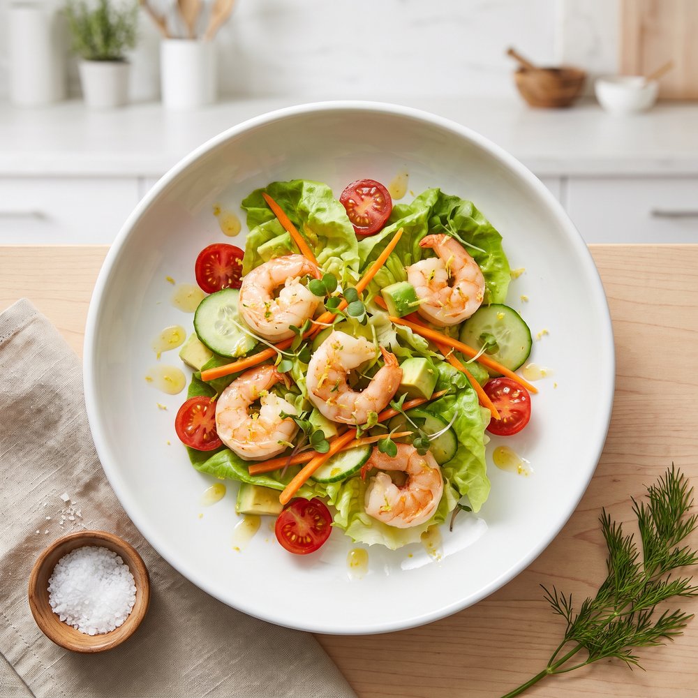 Warm Shrimp Salad