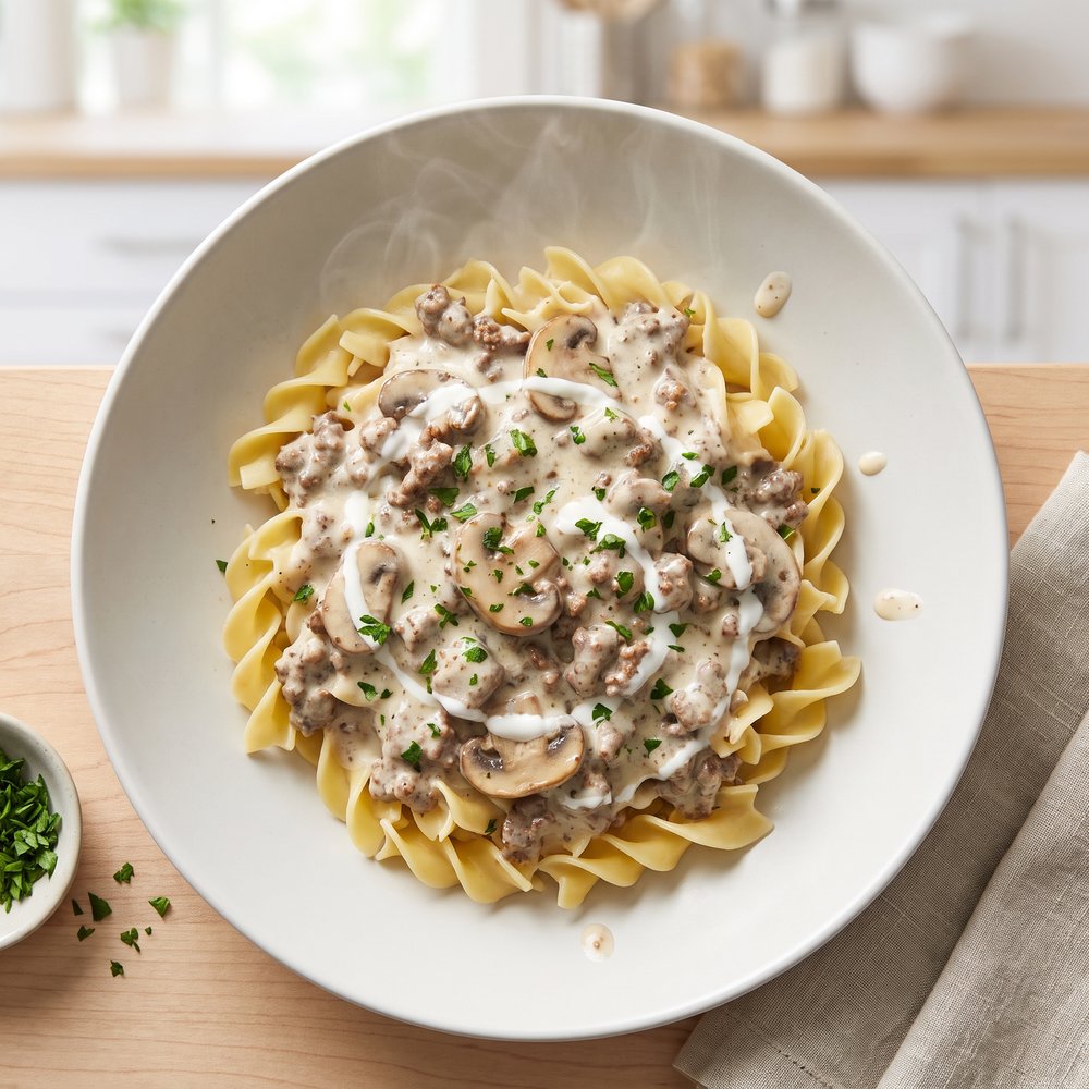 Weeknight Beef Stroganoff