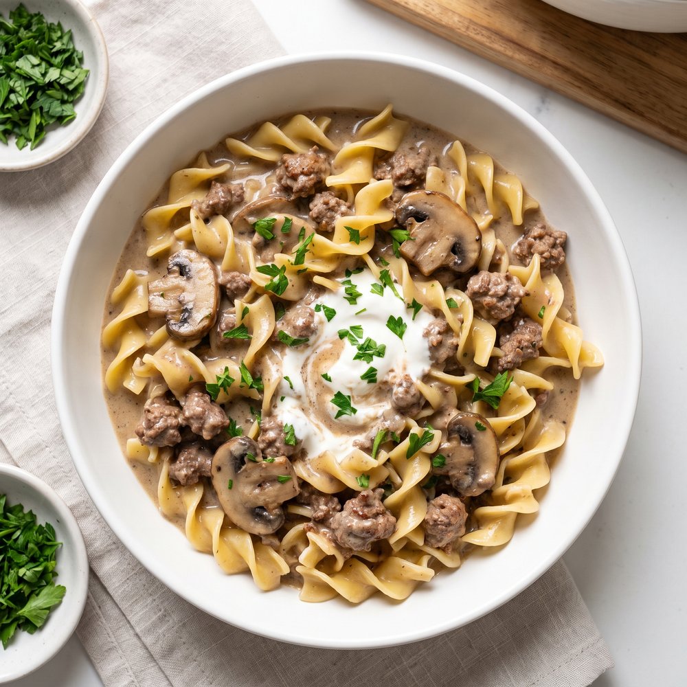 Weeknight Beef Stroganoff