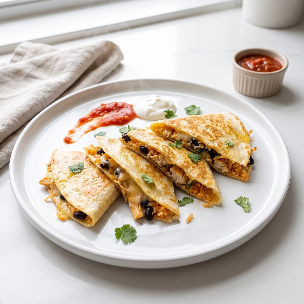 Weeknight Chicken Quesadillas
