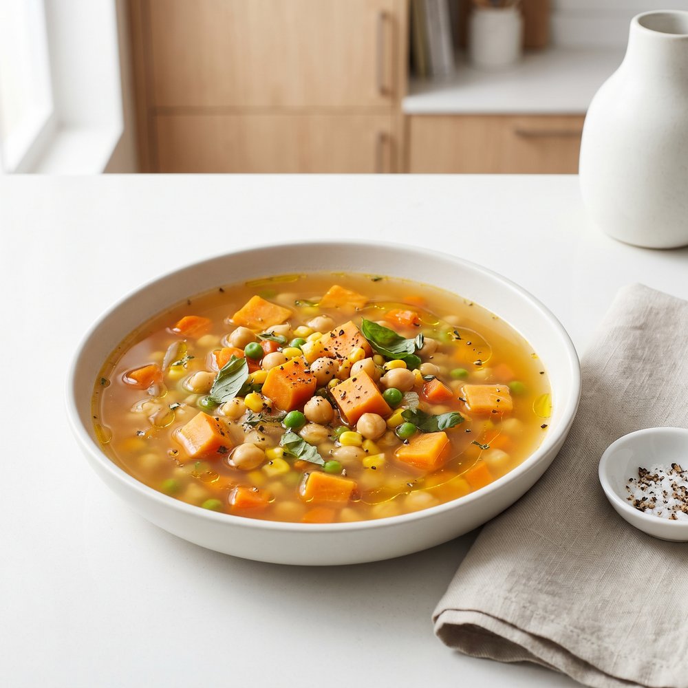 Weeknight Chickpea Soup