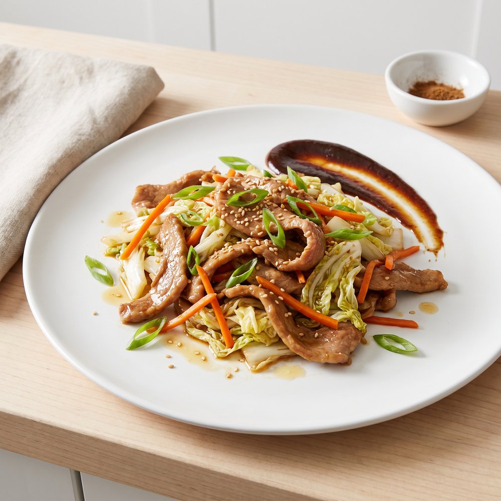Weeknight Moo Shu Pork