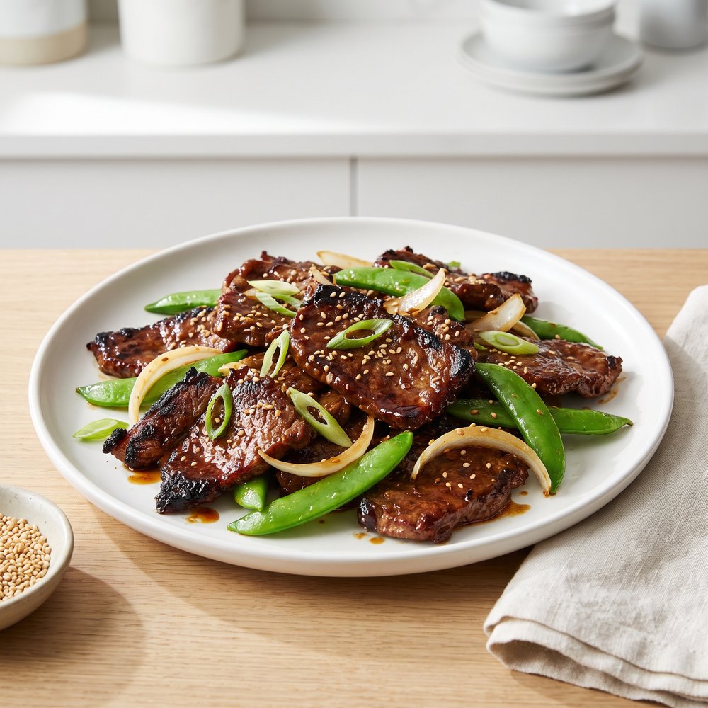 Weeknight Sheet-Pan Beef Bulgogi