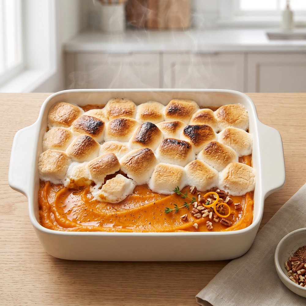 Whipped Sweet Potato Casserole