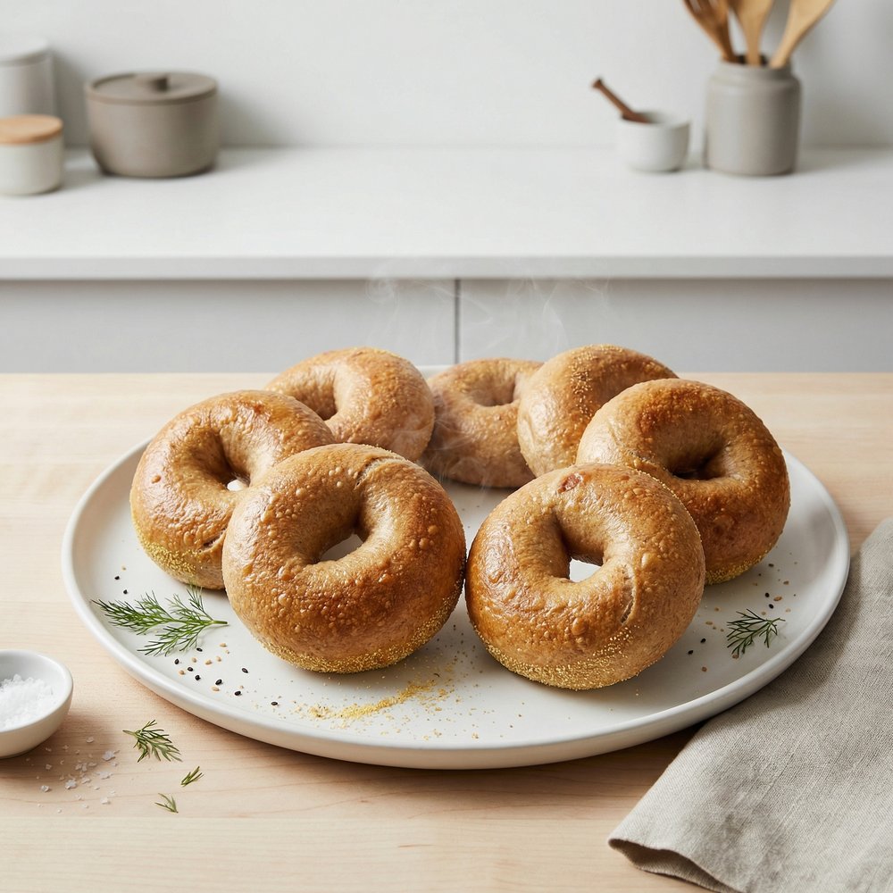 Hearty Whole Wheat Bagels