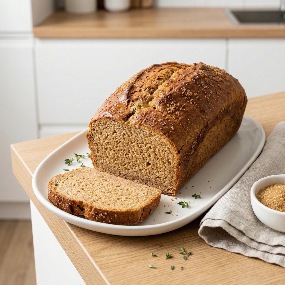 Hearty Whole-Wheat Beer Loaf