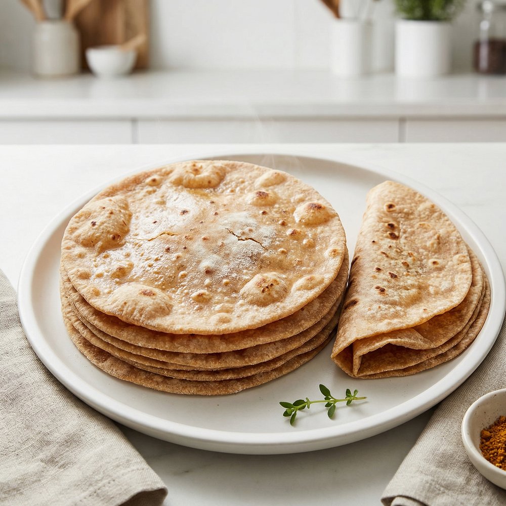 Fast Whole-Wheat Chapati