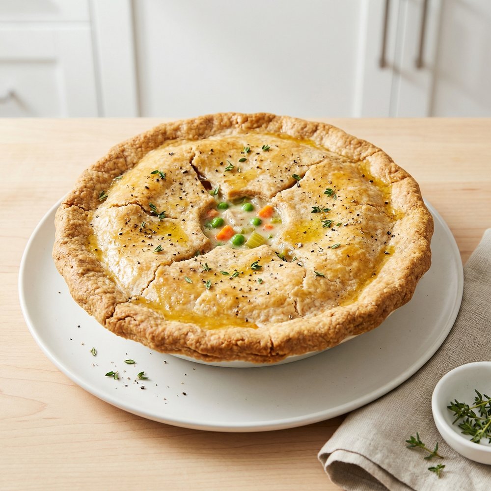 Healthier Chicken Pot Pie