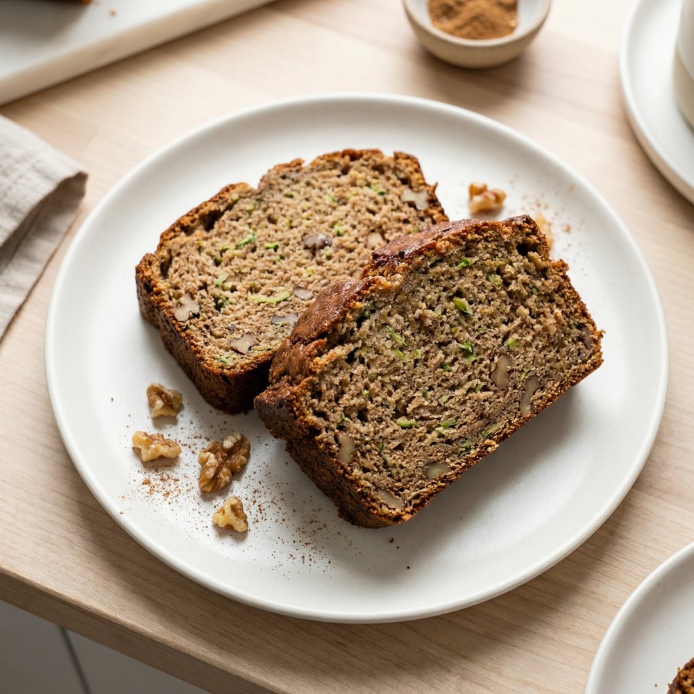 Lightened-Up Mom’s Zucchini Bread