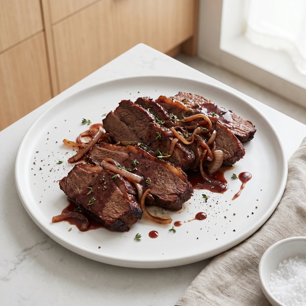 Wine-Braised Beef Brisket
