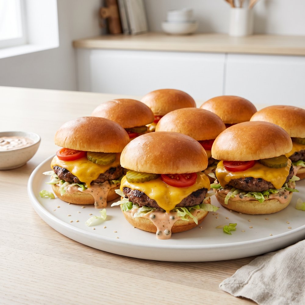 Wolfgang Puck's Cheeseburger Sliders