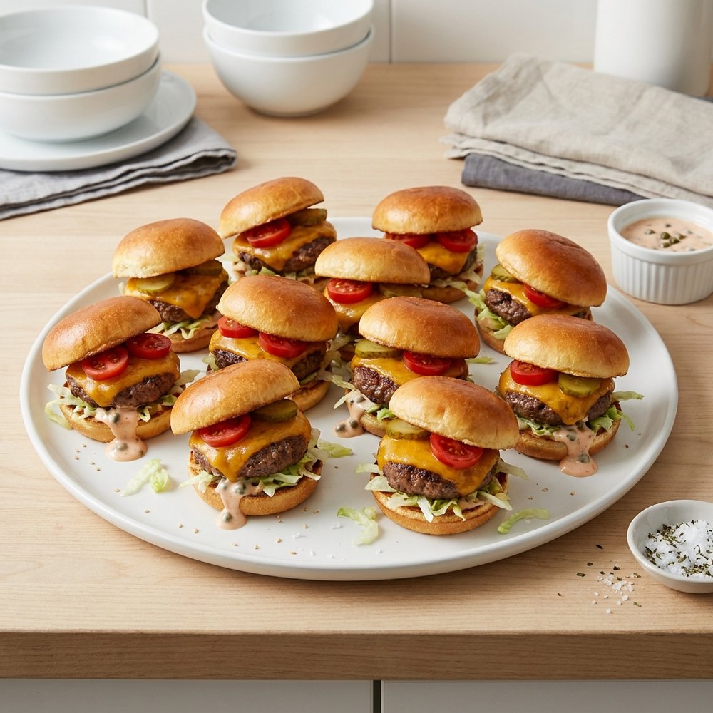 Wolfgang Puck's Cheeseburger Sliders