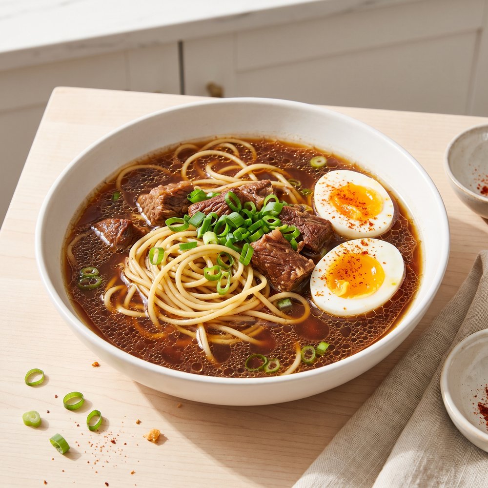Yakamein (Crescent City Beef Noodle Soup)