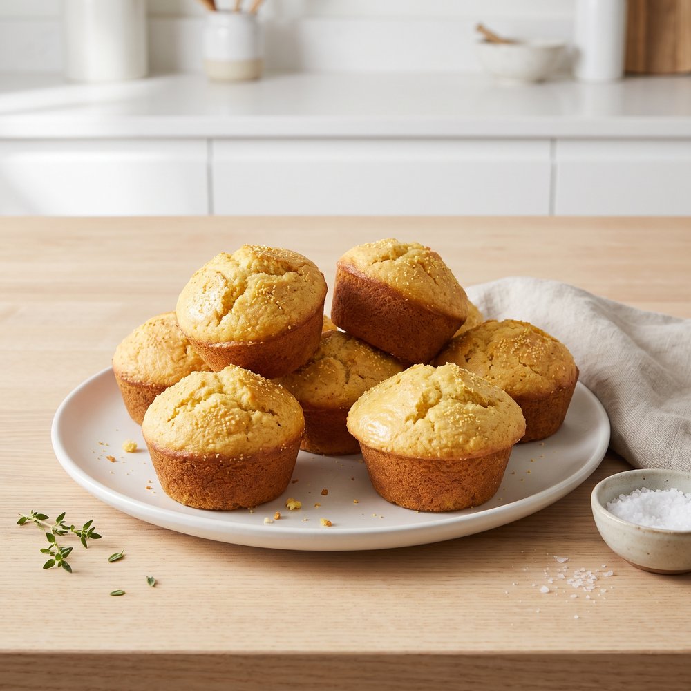 Yeast-Free Cornbread Muffins