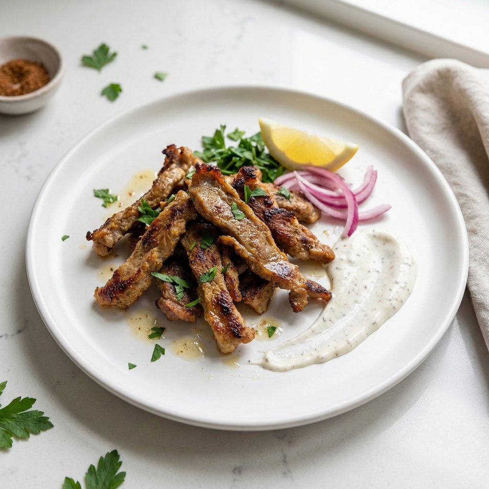 Spiced Lamb Shawarma Strips