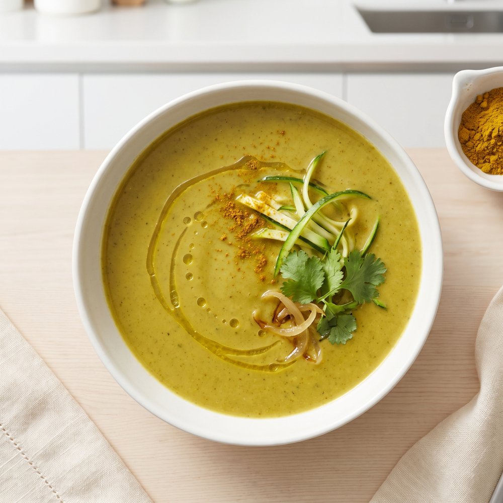 Zucchini Curry Soup