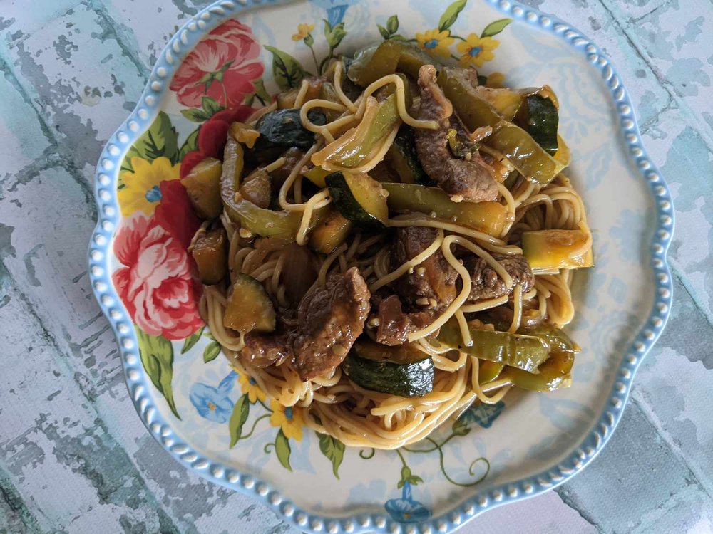 Teriyaki Beef Noodle Stir-Fry