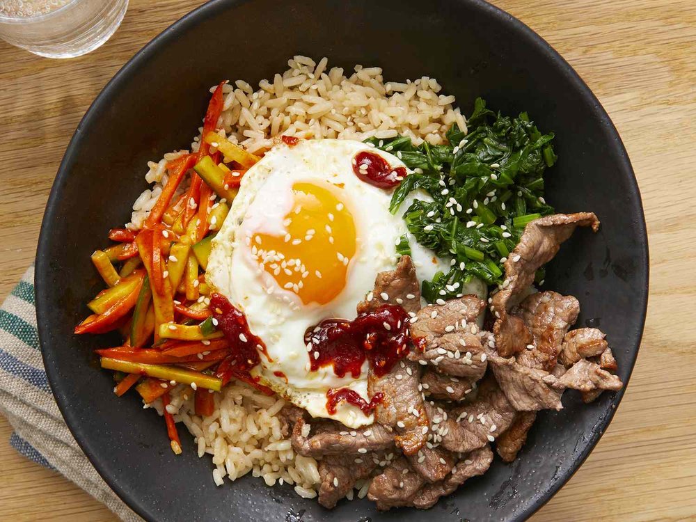 Bibimbap (Korean Mixed Rice Bowl)