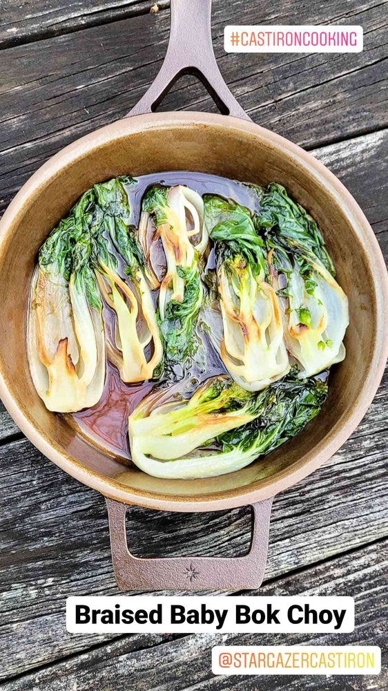 Soy-Braised Baby Bok Choy