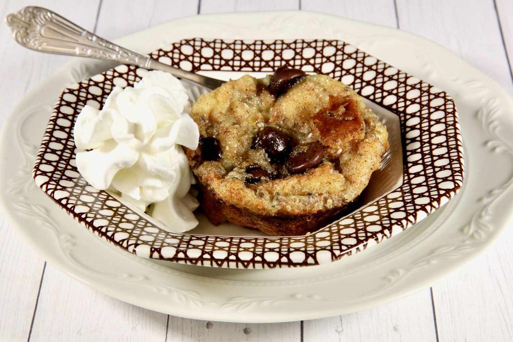 Custard Bread Pudding Muffin Cups
