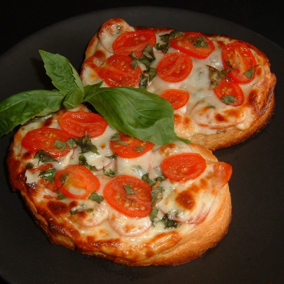 Cheesy Tomato Bruschetta